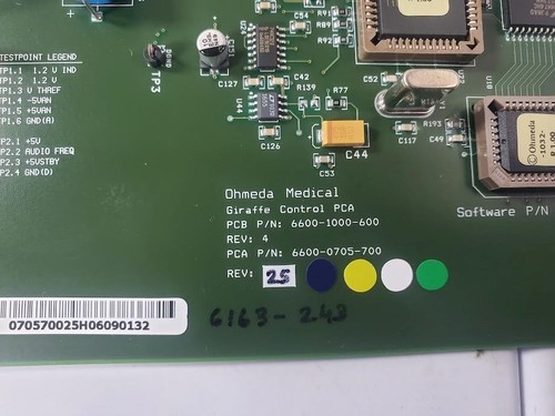 OHMEDA GE GIRAFFE OMNIBED CIRCUITBOARDS CONTROL PCA 6600-1000-600 6600-1009-700 - Picture 2 of 3