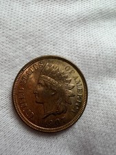 1907 1C Indian Head Cent High Detail Ungraded