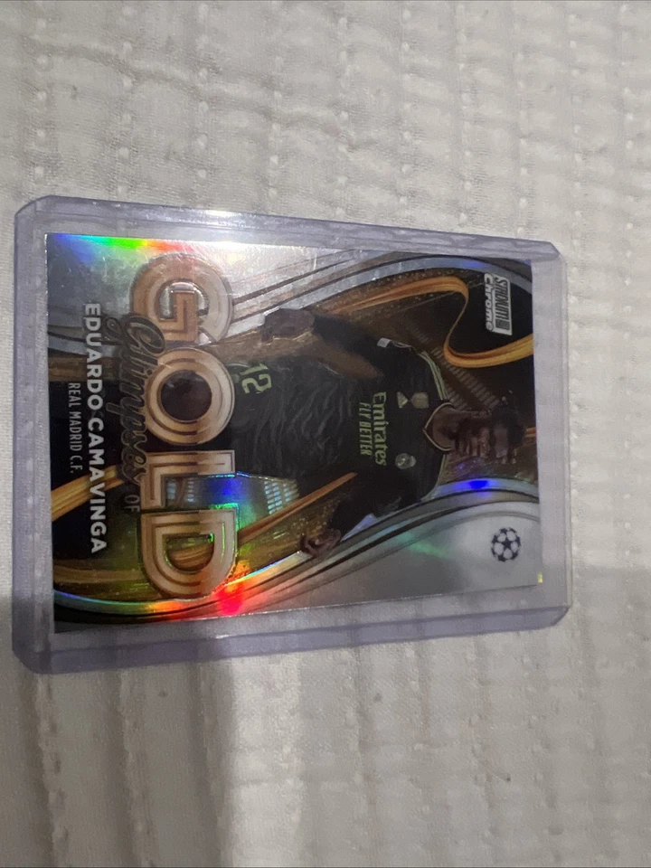 2022-23 Topps StadiumChromeUEFACompetitions - Glimpses of Gold Eduardo Camavinga - Image 3 of 3