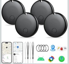 Air Tracker Tag for Android  iOS,Smart Tags-4 Pack,Dual System Bluetooth Luggag