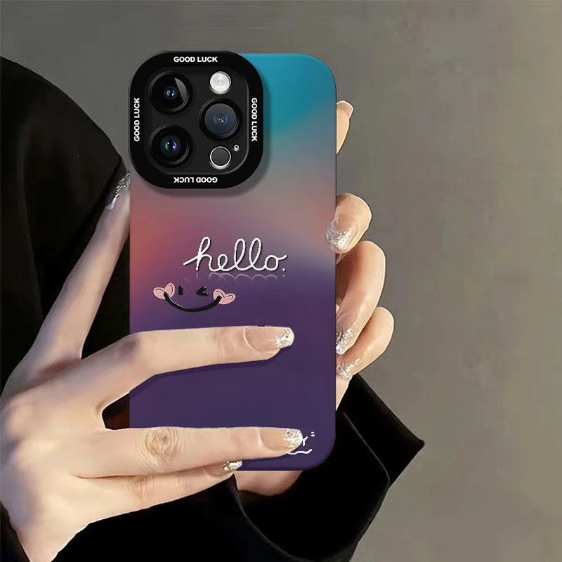 Funda Para iPhone 16 Pro Max 15 14 13 12 Mini 11 XR XS Gradiente Mate Teléfono Cubierta Foto 4 de 4