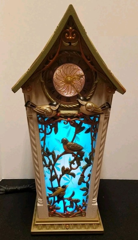 Hallmark 2020 The Beauty of Birds Musical Clock With Light Sound Motion - NEW