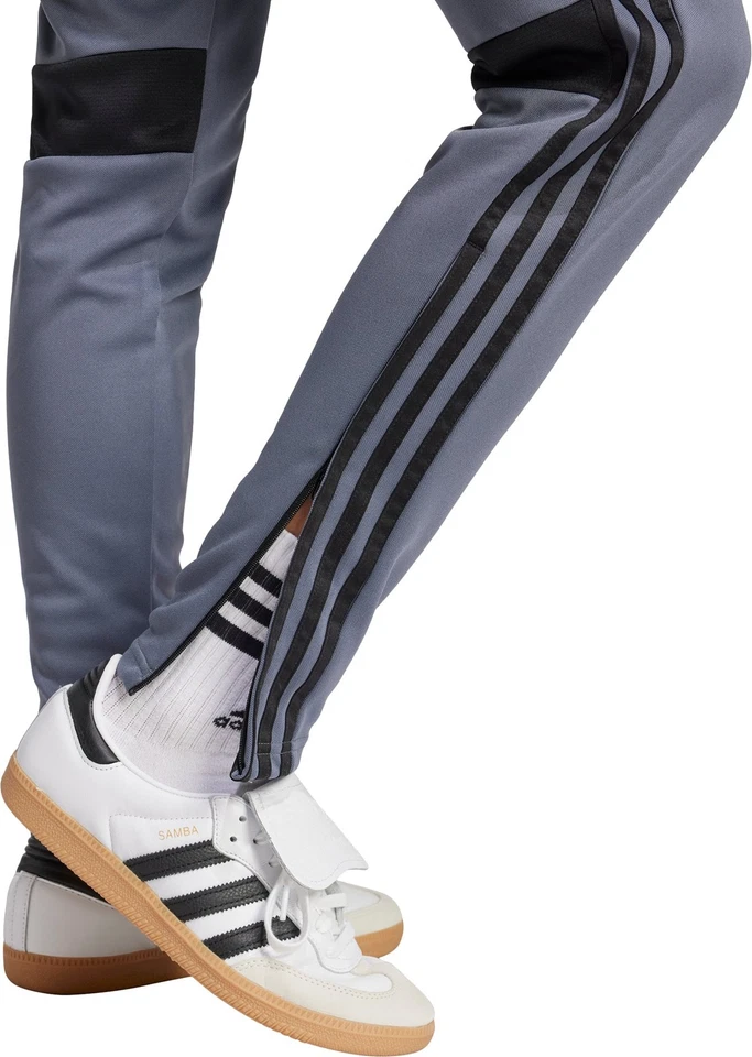adidas Tiro 25 Essentials Womens Training Pants Grey Football Trackpants Ladies - Image 3 of 4