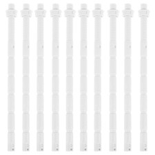 10PCS Flushing Button Rods White Plastic Toilet Tank Part Bathroom Repair