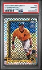 2025 Topps Pro Debut Konnor Griffin Chrome X-Fractor Refractor PSA 10 #32