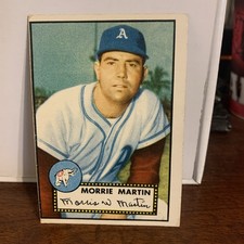 1952 Topps - Morrie Martin #131 Philadelphia A’s RC