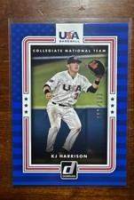 2016 Panini Donruss - USA Collegiate National Team KJ Harrison #USA-3 Blue /199