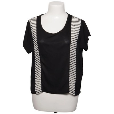 Minkpink, T-shirt, Größe: S, Schwarz/Weiß, Polyester/Viskose, Streifen #M16