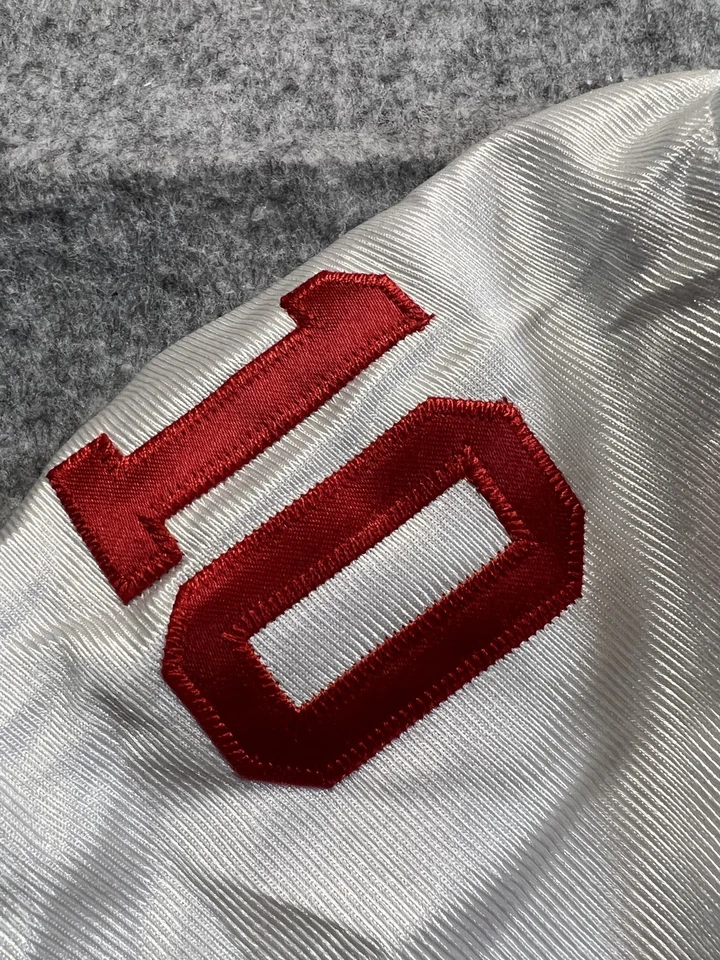 CAMISETA DE FUTBOL DE LOS NEW YORK GIANTS ELI MANNING NFL PARA HOMBRE Talla XL Parche Capitanes Foto 4 de 4