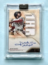 Juan Soto 2020 Topps Luminaries Home Run Kings Relic Auto #HRKAR-JS 07/15