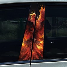 2x Phoenix Auto B S&auml;ulen Zentrum S&auml;ulen Abdeckung Aufkleber
