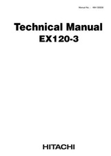 HITACHI EX120-3 EXCAVATOR SERVICE MANUAL
