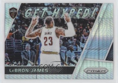 2017-18 Panini Prizm Get Hyped! Hyper Prizm LeBron James #GH-LJ 0x7c