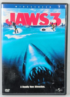 Jaws 3 (1983) Widescreen DVD Dennis Quaid Free Shipping