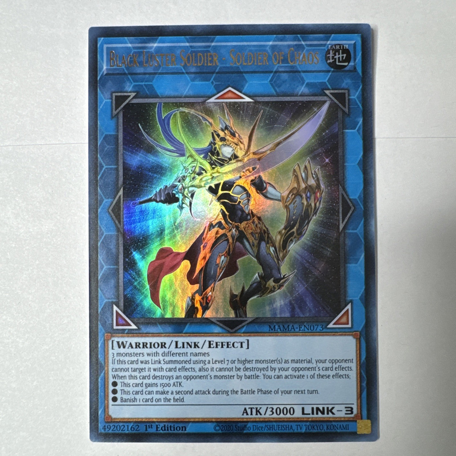 Black Luster Soldier - Soldier of Chaos MAMA-EN073 Magnificent Mavens 1st... NM