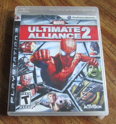 Marvel: Ultimate Alliance 2 Sony PlayStation 3 PS3 Game USED TESTED COMPLETE