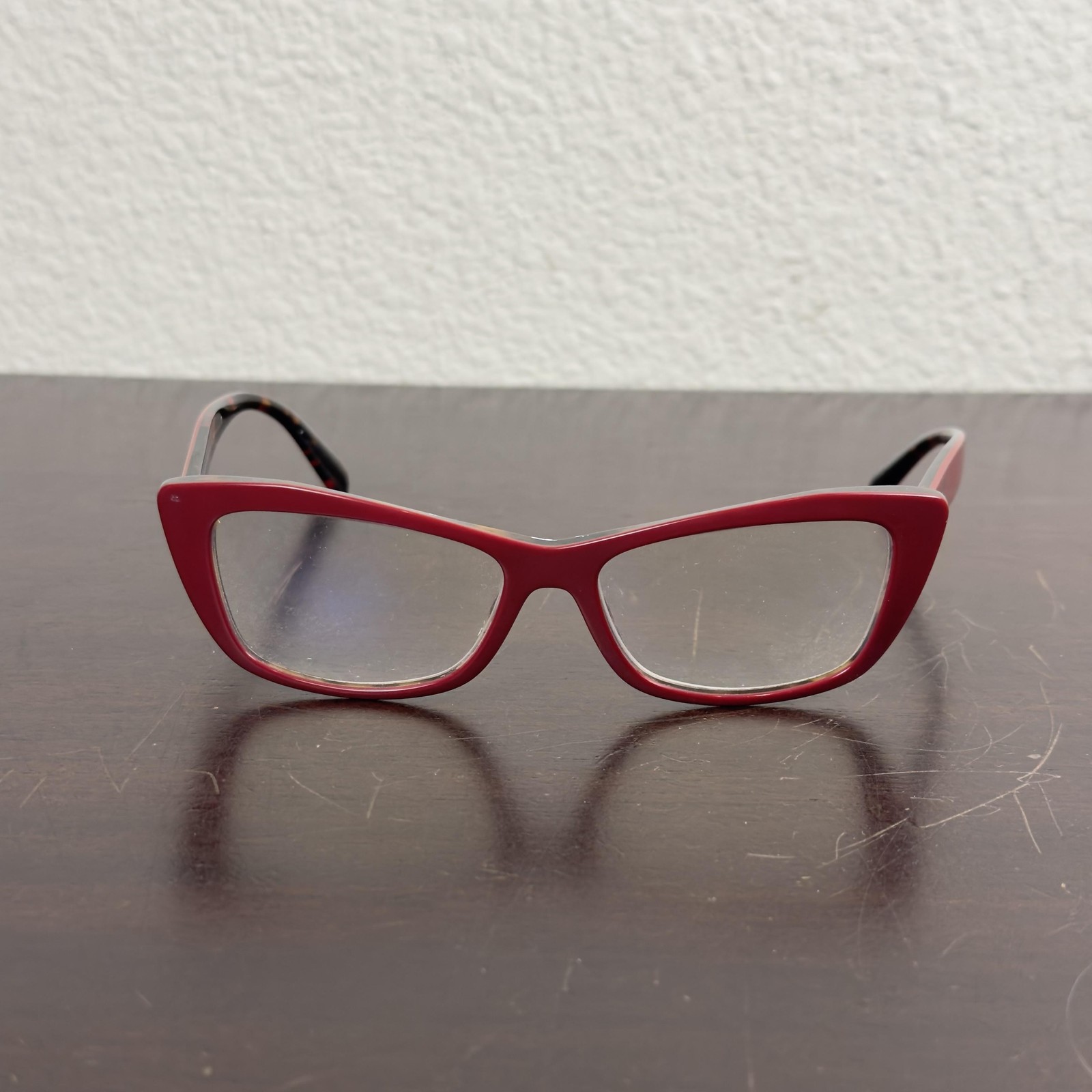 Vpr 15x 53-15 07c-101 Red Cat Eye Full Rim Tortoise Womens