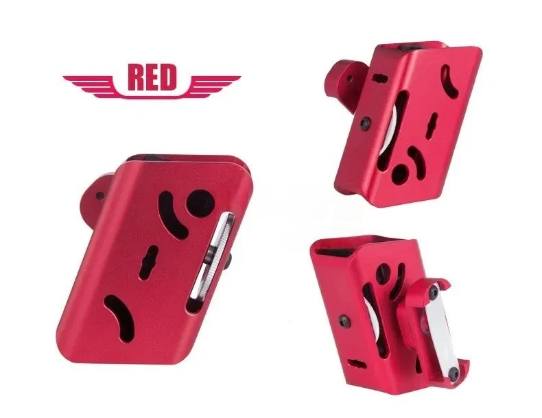 IPSC IDPA USPSA Bolsa de cargador de pistola de velocidad de disparo de 3 armas de competencia de aluminio Foto 3 de 4