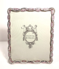 Olivia Riegel Crystal "Rose Cydney" 8x10 Photo Frame New in Box