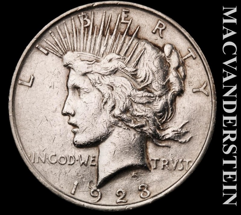 1922-D Peace Dollar- Extra Fine- Better Date- No Reserve #L5529