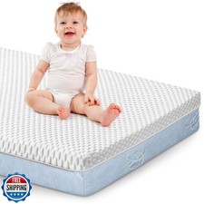 Crib Mattress, 52 x 27 Dual-Sided Memory Foam Baby and Toddler Ma