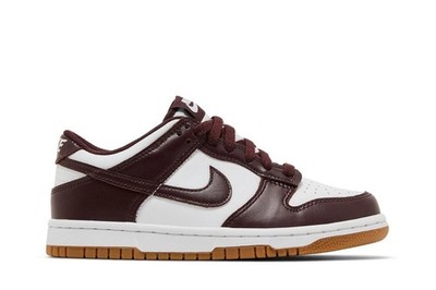 Nike Dunk Low Burgundy Crush Gum (GS) HJ9282-100 New