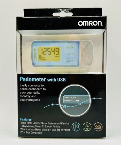 OMRON Pedometer with USB HJ-322U Tri-Axis Technology, Fast Shipping!
