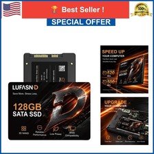 Lufasnd 128GB Internal SATA SSD 2.5 Inch SATA III 6Gb/s Solid State Drive