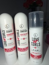 love ur curls Conditioner,shampoo ,all In One 1.2,3
