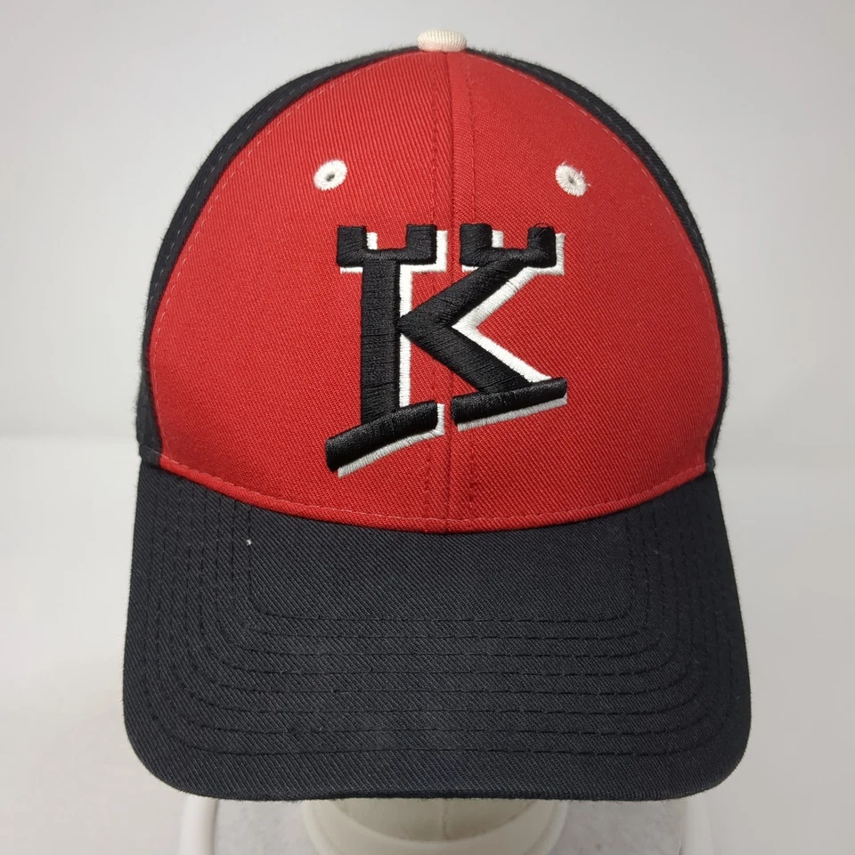 K Logo Fitted Baseball Hat Multicolor 7 3/8 Embroidered Outdoor The Game - Image 2 of 4