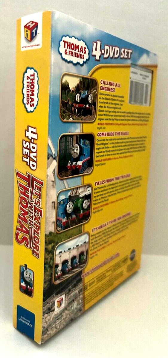 Thomas & Friends: Let's Explore With Thomas [4 DVD Set + Poster
