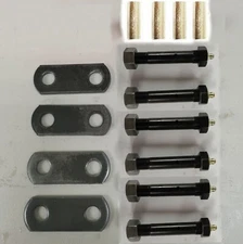 Max Single Trailer Axle Shackle Kit for Double Eye leaf spring 1 3/4" width