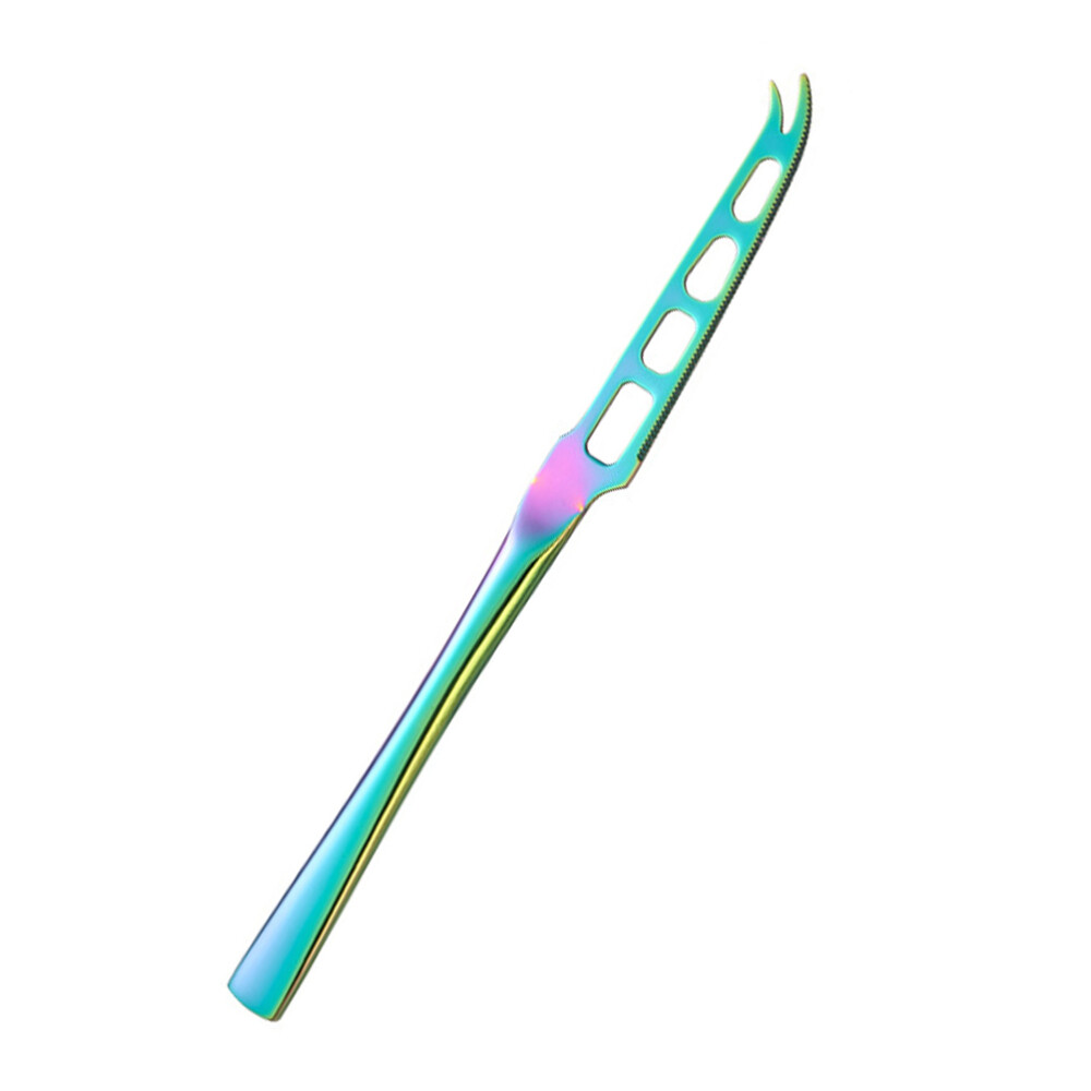 Cuchillo de queso acero inoxidable Slicer Butter Cutter arco iris accesorios de cocina