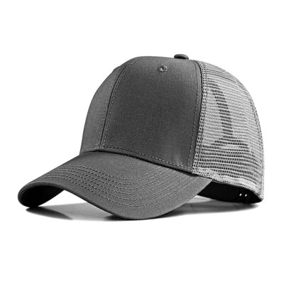 Trucker Hat Mesh Back Snapback Plain Solid Baseball Cap Visor Blank Hats Caps