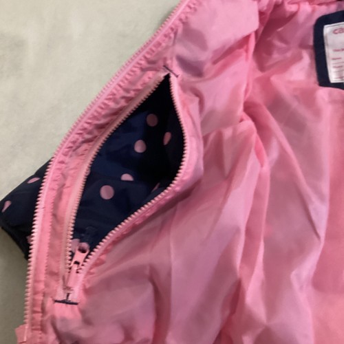 Carters Girls Jacket 5 Year Blue And Pink Packable Water Resident NWT - Picture 4 of 10