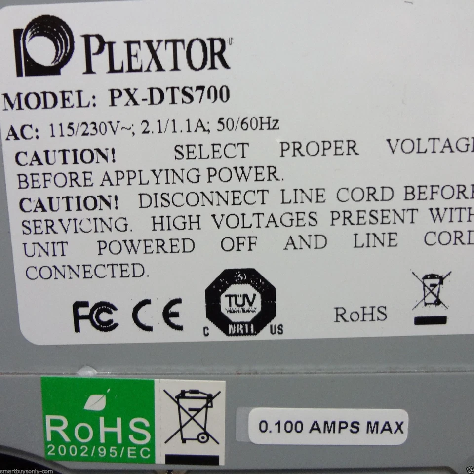 Plextor PX-DTS700 DVD Disc Duplicator 7x CD/DVD TOWER ONLY No Optical Drives - Image 3 of 4