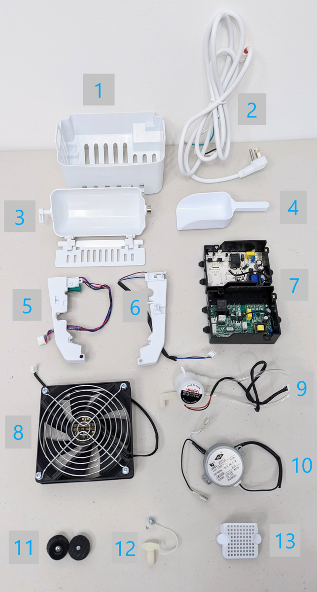 i-Partners　isp-1210 Insignia 26lb. Ice Maker OEM Replacement Parts NS-IMP26 LARGE