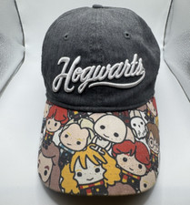 Harry Potter Hogwarts Hat OSFM Spell Out Characters Baseball Cap Adjustable