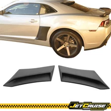 Fits 10-15 Chevy Camaro Side Rear Body Scoops Unpainted Pair - PU