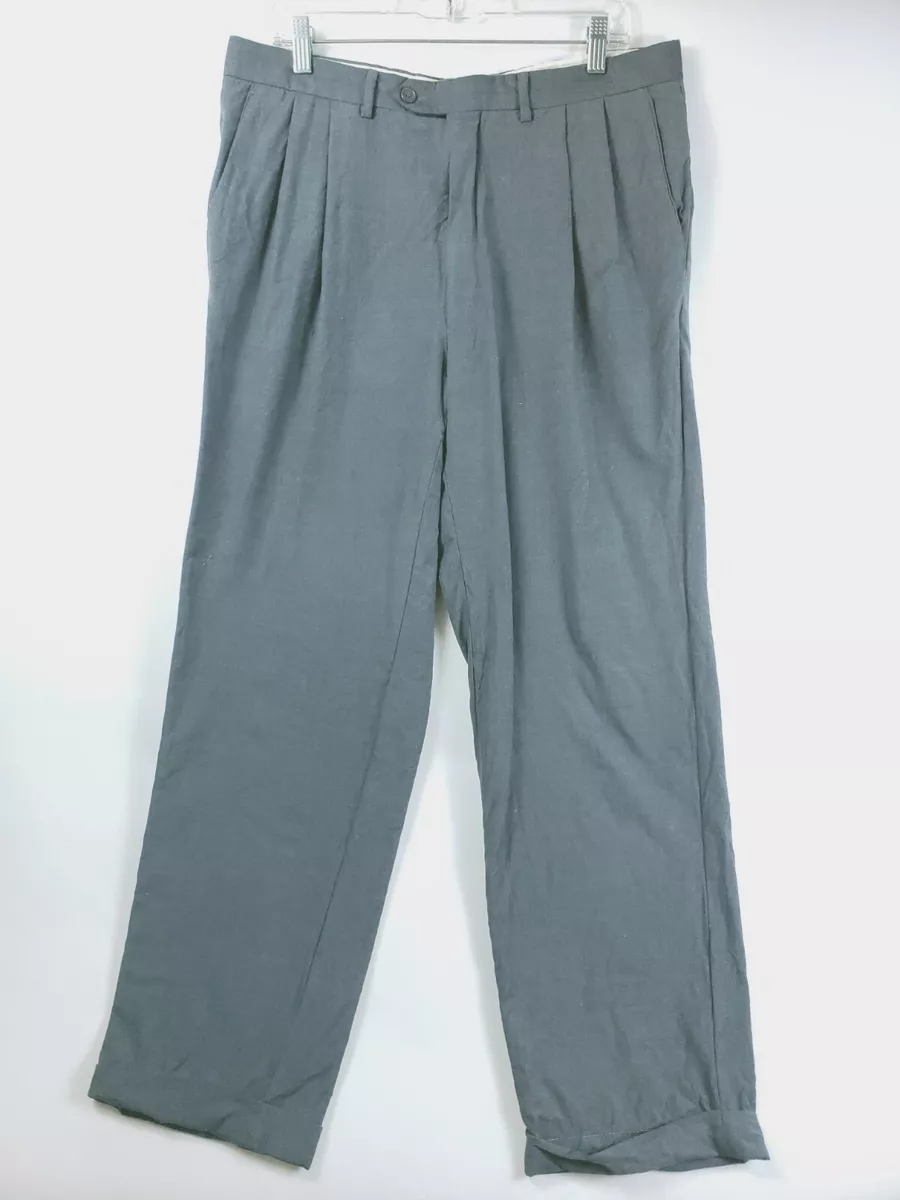 Santorelli pleated pants sale