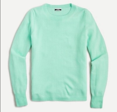 NWT Neon Heather Mint Cashmere Sweater Small K1313