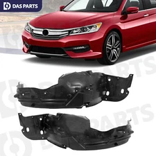 Fender Liner Front Left Right For 2016-2017 Honda Accord 74100T2AA01 74150T2AA01