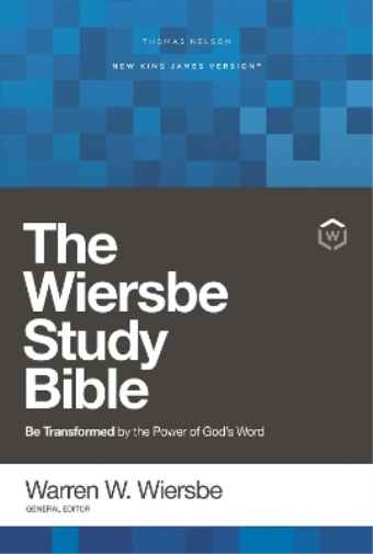 Warren W. Wiers NKJV, Wiersbe Study Bible, Hardcover, Red Let (Copertina rigida)