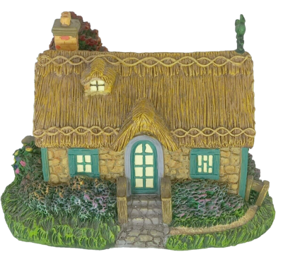 #ad Thomas Kinkade Hawthorne Village Fairy Garden Village Collection Moonbeam Manor $22.99
