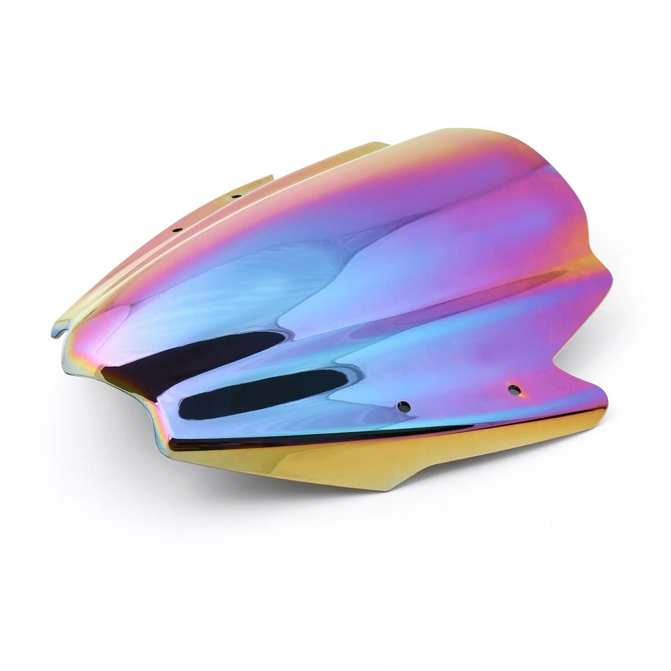 Universal Motorcycle Windshield 7/8" & 1" Handlebar Mount For Harley Iridium H0 Foto 2 de 4