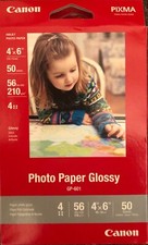 Canon Pixma Photo Paper Glossy 4x6, 4 PACKAGES 200 SHEETS