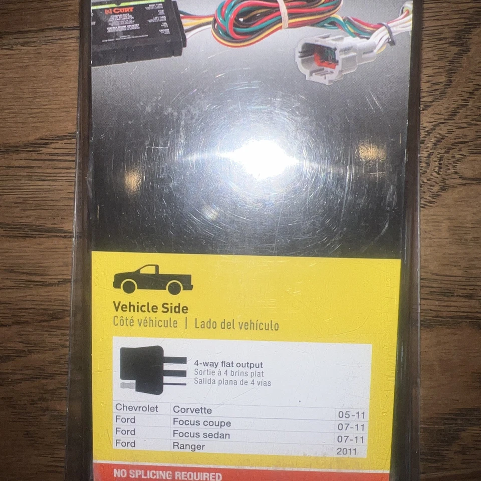 Проводка Curt 56014 для 05–11 Chevy Corvette/07–11 Ford Focus/11 Ford Ranger - Изображение 3 из 4