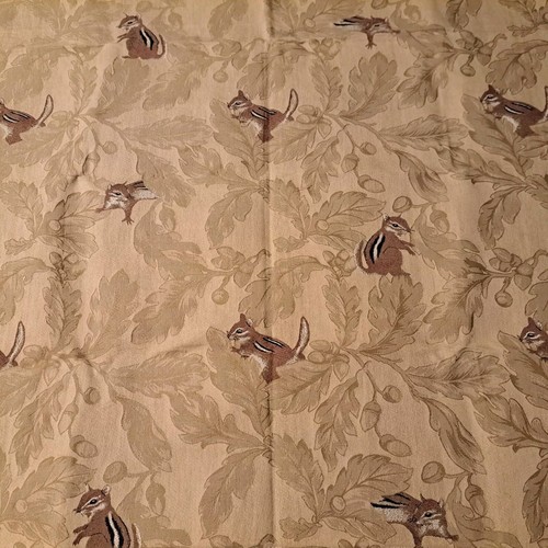1 Yard x 56" Home Dec Jaquard Wandteppich Nähen Stoff Chipmunks Hochwertig