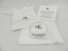 Brazalete Lauren Ralph Lauren plateado circonita cúbica LRL