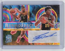 2023-24 Panini Spectra Clint Capela Retrospect Auto Astral /49 Hawks Rockets 